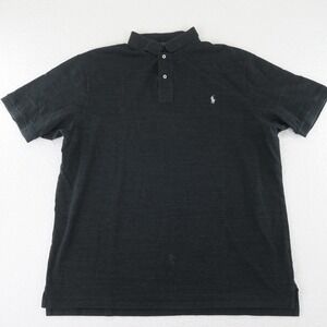 Polo Ralph Lauren Polo Shirt Mens 2XLT Tall‎ Charcoal Gray Cotton